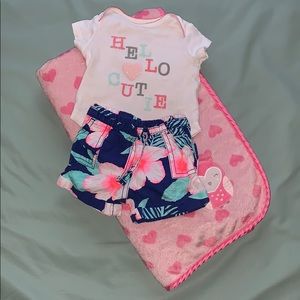 Carter’s Blanket and Outfit